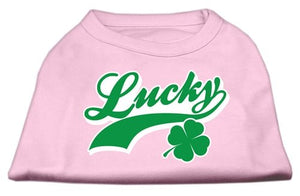 Lucky Swoosh Screen Print Shirt - Posh Puppy Boutique