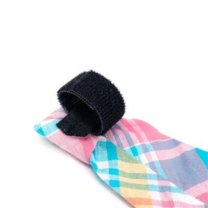 Madras Plaid Turquoise/Pink/Multi Neck Tie - Posh Puppy Boutique