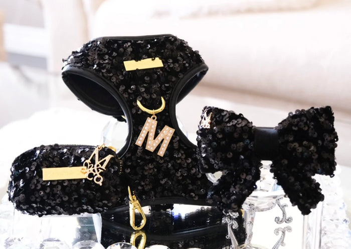 Maggie And Co. Caviar Sequin Harness