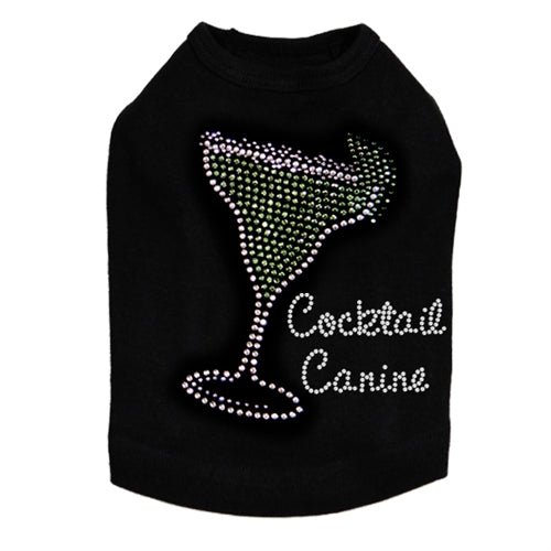 Margarita Rhinestone Tank- Many Colors- Cocktail Canine