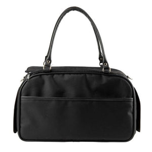 Marlee 2 Black with Stripe Carrier - Posh Puppy Boutique