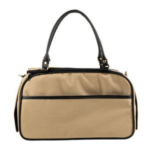 Marlee 2 Khaki with Stripe Carrier - Posh Puppy Boutique