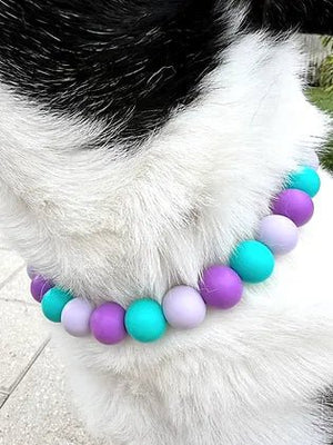 Mermaid Beaded Pet Collar - Posh Puppy Boutique