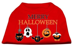 Merry Halloween Screen Print Shirt in Many Colors - Posh Puppy Boutique