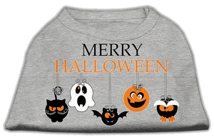 Merry Halloween Screen Print Shirt in Many Colors - Posh Puppy Boutique