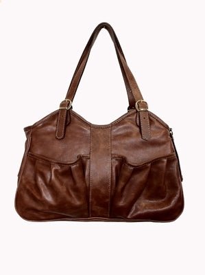 METRO Toffee Brown Carrier -Genuine Italian Leather