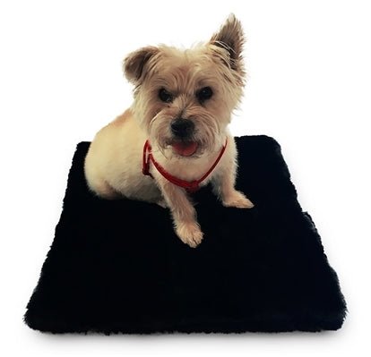 Mink Black Plush Magic Mat