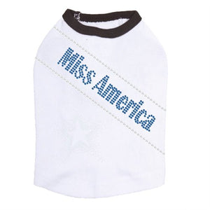 Miss America Rhinestone Tank - Many Colors - Posh Puppy Boutique