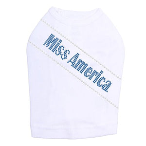 Miss America Rhinestone Tank - Many Colors - Posh Puppy Boutique