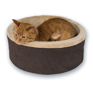 Mocha Thermo - Kitty Bed - 2 Sizes - Posh Puppy Boutique