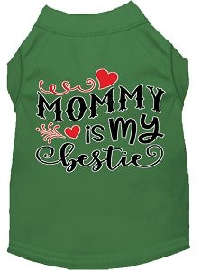 Mommy is my Bestie Screen Print Dog Shirt in Many Colors - Posh Puppy Boutique