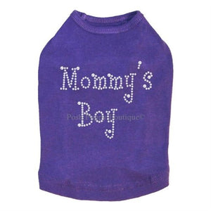 Mommy's Boy Rhinestone Dog Tank - Many Colors - Posh Puppy Boutique