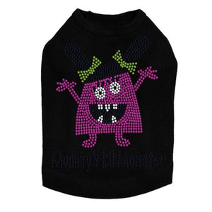 Mommy's Lil Monster Pink Rhinestone Dog Tank - Many Colors - Posh Puppy Boutique