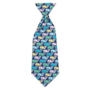 Multi Whales Neck Tie - Posh Puppy Boutique