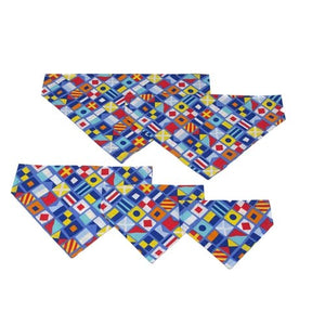 Nautical Flags Dog Bandana - Posh Puppy Boutique