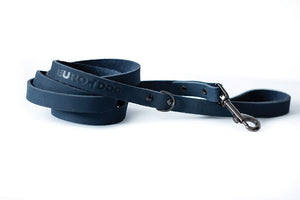 Navy Sport Quick - Release Leather Collar - Posh Puppy Boutique