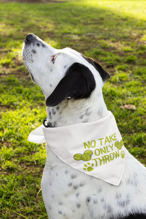 No Take Only Throw Bandana - Posh Puppy Boutique