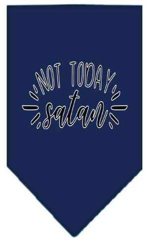 Not Today Satan Screen Print Bandana in Many Colors - Posh Puppy Boutique