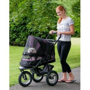 Pet Gear NV No Zip Pet Stroller Rose