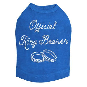 Official Ring Bearer Dog Tank - Many Colors - Posh Puppy Boutique