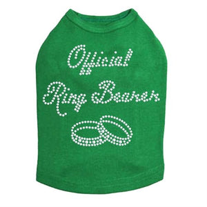 Official Ring Bearer Dog Tank - Many Colors - Posh Puppy Boutique