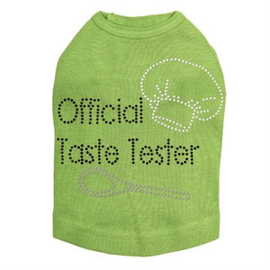 Official Taste Tester Dog Tank - Many Colors - Posh Puppy Boutique