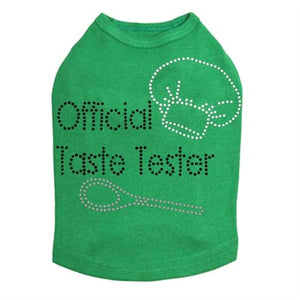 Official Taste Tester Dog Tank - Many Colors - Posh Puppy Boutique