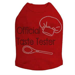 Official Taste Tester Dog Tank - Many Colors - Posh Puppy Boutique