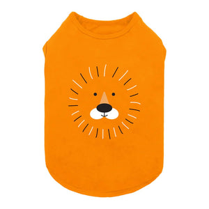 Orange Lion Shirt - Posh Puppy Boutique