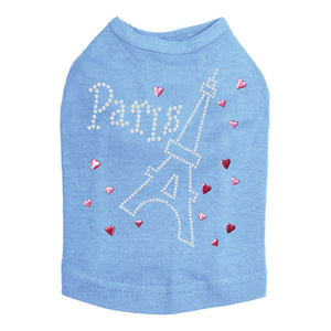 Paris with Ethel Tower Rhinestones Tank - Many Colors - Posh Puppy Boutique