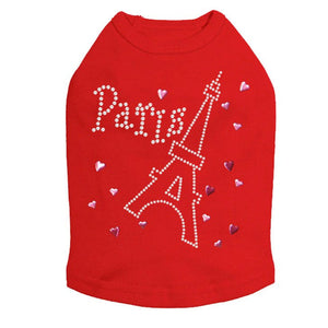 Paris with Ethel Tower Rhinestones Tank - Many Colors - Posh Puppy Boutique