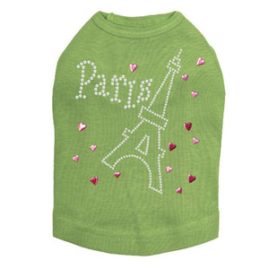 Paris with Ethel Tower Rhinestones Tank - Many Colors - Posh Puppy Boutique