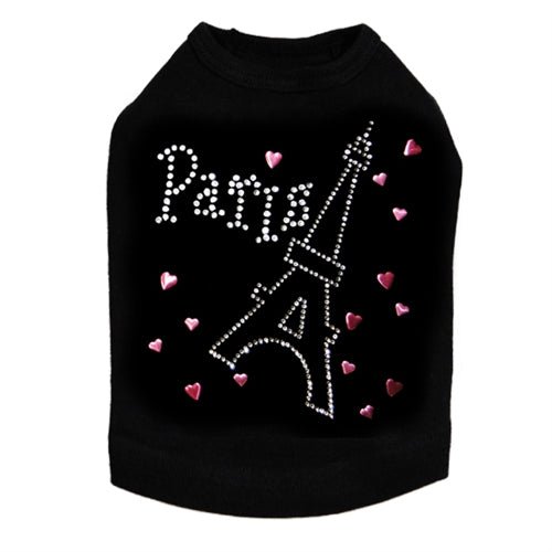 Paris with Ethel Tower Rhinestones Tank- Many Colors