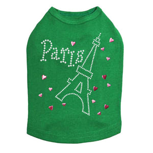 Paris with Ethel Tower Rhinestones Tank - Many Colors - Posh Puppy Boutique