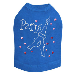 Paris with Ethel Tower Rhinestones Tank - Many Colors - Posh Puppy Boutique