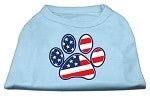 Patriotic Paw Screen Print Shirt - Many Colors - Posh Puppy Boutique