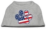 Patriotic Paw Screen Print Shirt - Many Colors - Posh Puppy Boutique