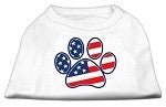 Patriotic Paw Screen Print Shirt - Many Colors - Posh Puppy Boutique