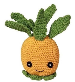 Paulie the Pineapple Knit Toy - Posh Puppy Boutique