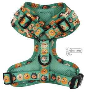 Pawfect Poms Adjustable Harness - Posh Puppy Boutique