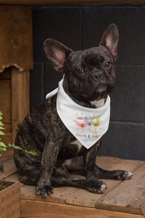 Paws & Pinot Bandana - Posh Puppy Boutique