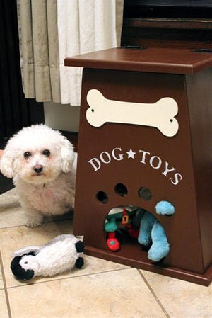 Personalized Dog Toy Box - Black - Posh Puppy Boutique