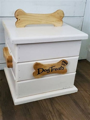 Personalized Dog Treat Box - Many Colors - Posh Puppy Boutique