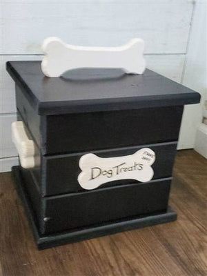 Personalized Dog Treat Box - Many Colors - Posh Puppy Boutique