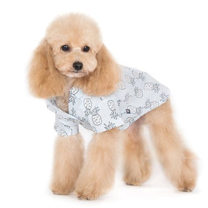 Pineapple Shirt - Light Blue - Posh Puppy Boutique