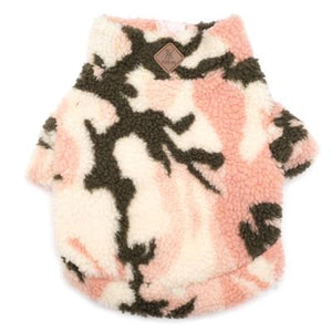 Pink Camo Quarter Zip Pullover - Posh Puppy Boutique