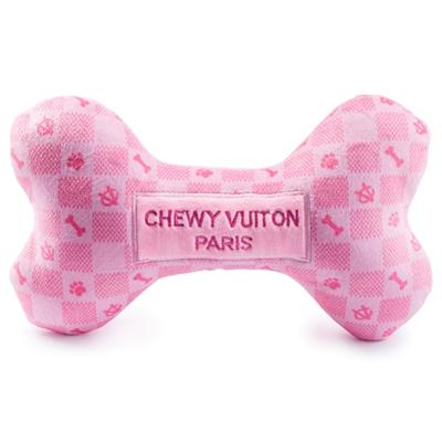 Pink Checker Chewy Vuiton Bone