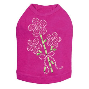 Pink Flower Bouquet Dog Tank - Many Colors - Posh Puppy Boutique