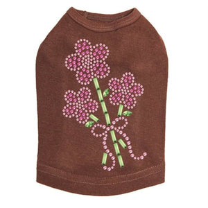 Pink Flower Bouquet Dog Tank - Many Colors - Posh Puppy Boutique