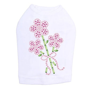 Pink Flower Bouquet Dog Tank - Many Colors - Posh Puppy Boutique